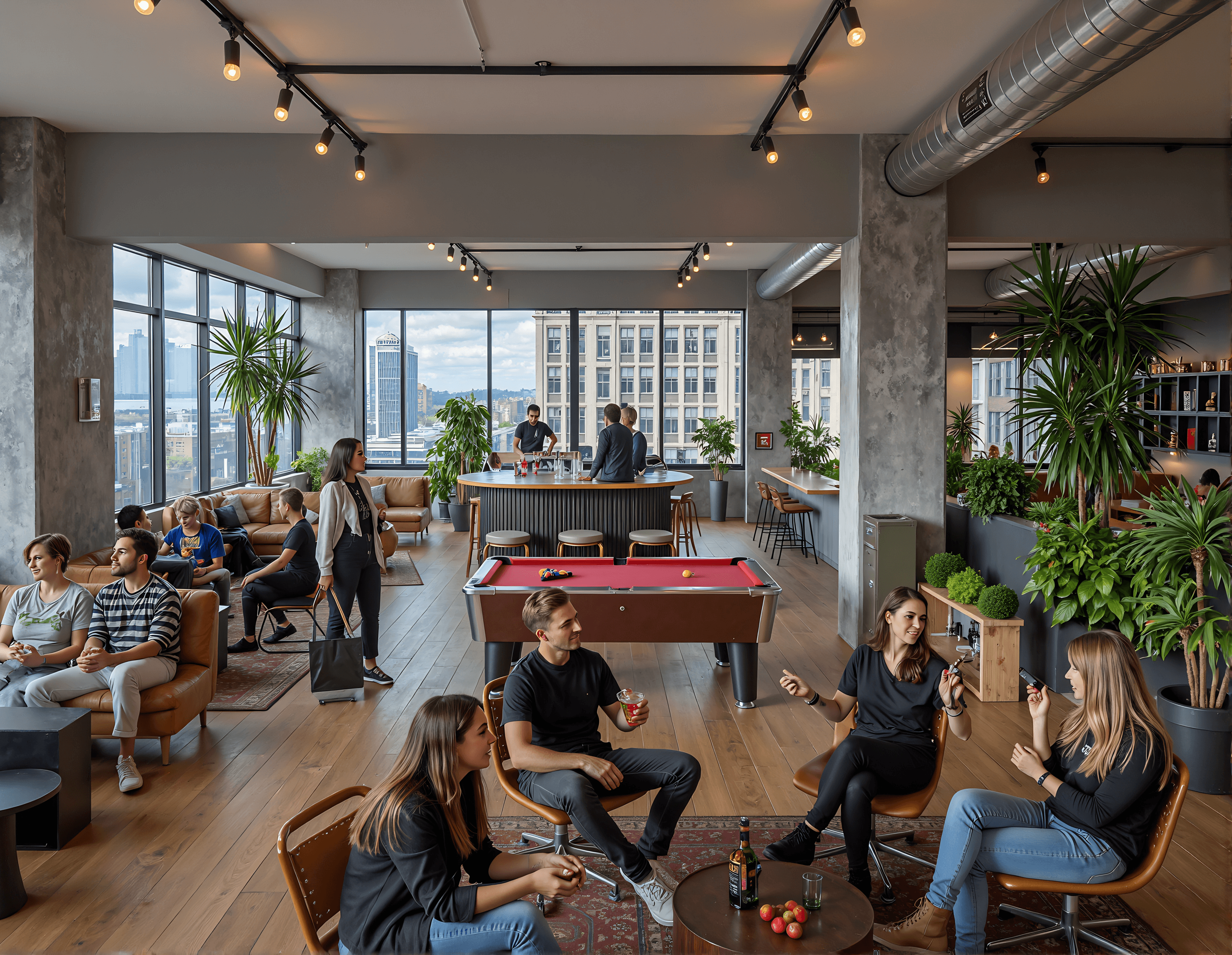 green potted plant on brown wooden table