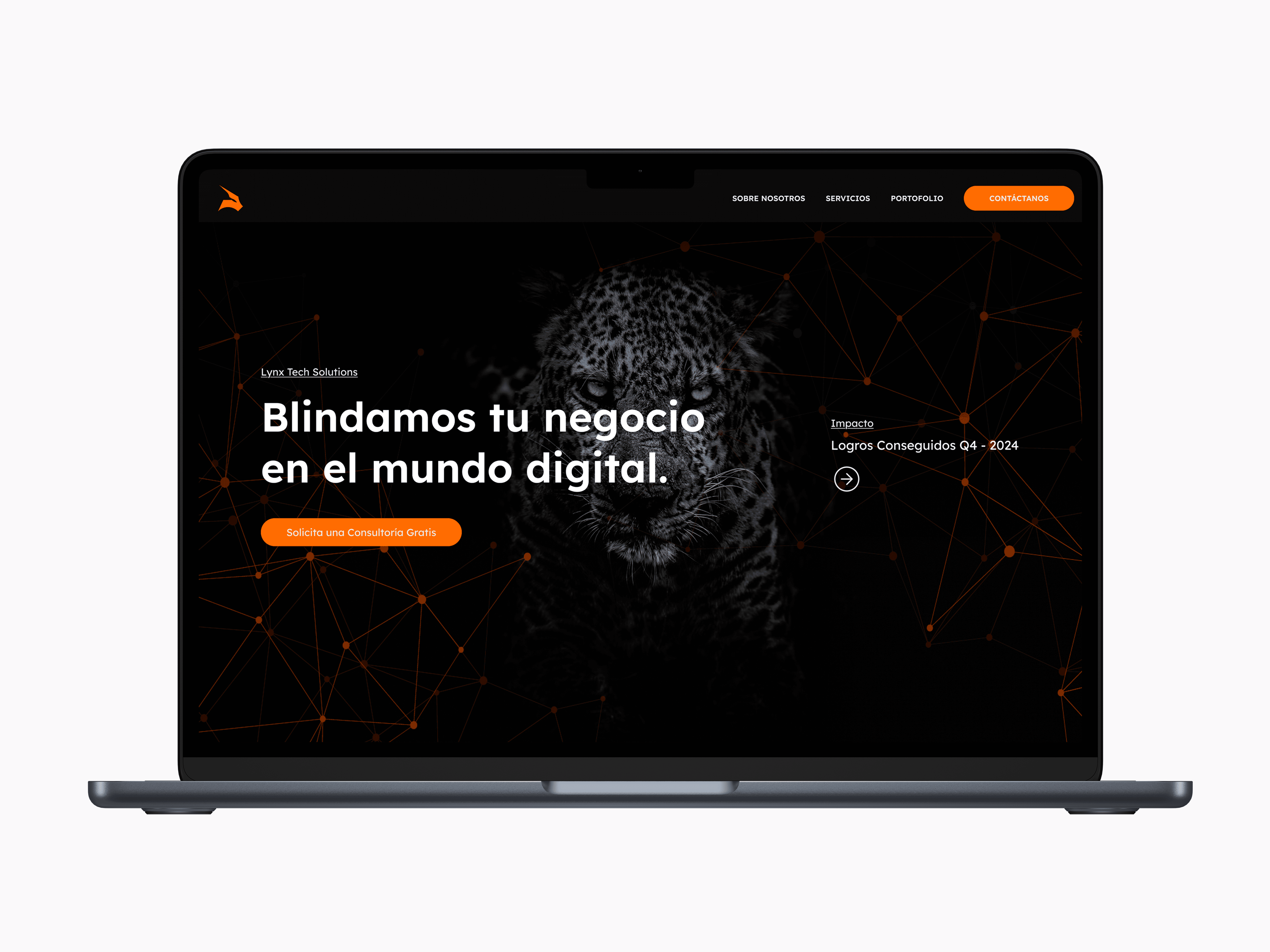 Landing Page de Lynx Tech Solutions