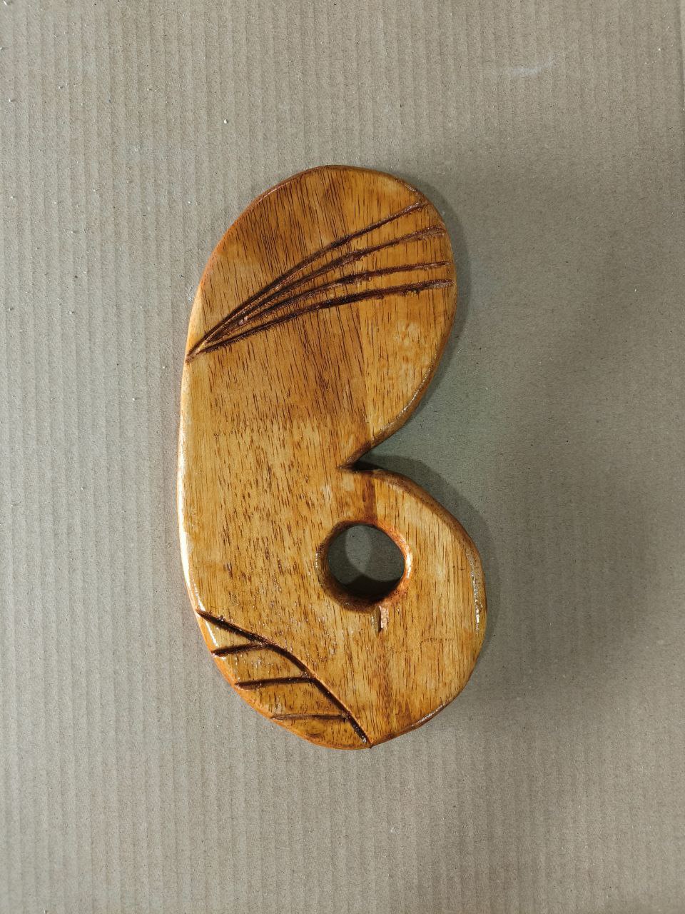 Wood Bunny Carving