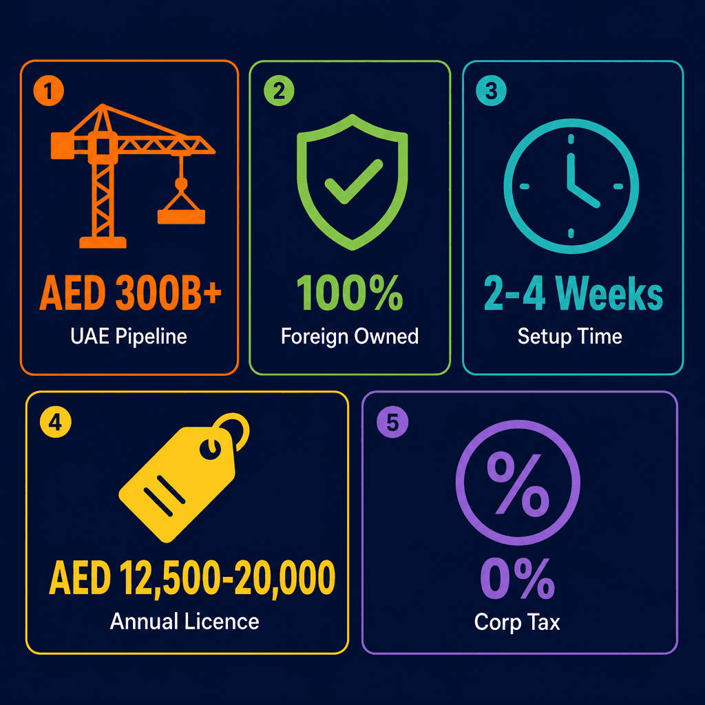 Infographic: Bricks Making Equipment Trading License in Dubai