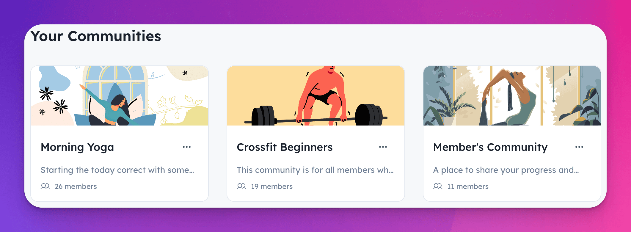 hubfit - online coaching communities