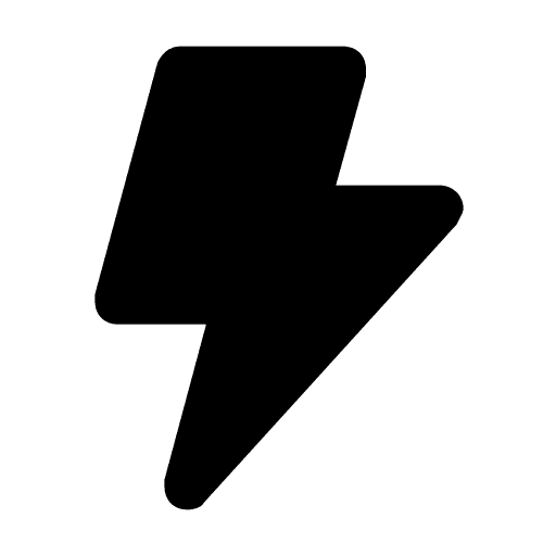 Lightning bolt icon