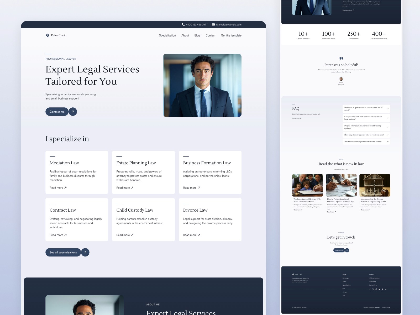 Lawfolio — 极简作品集网站设计灵感