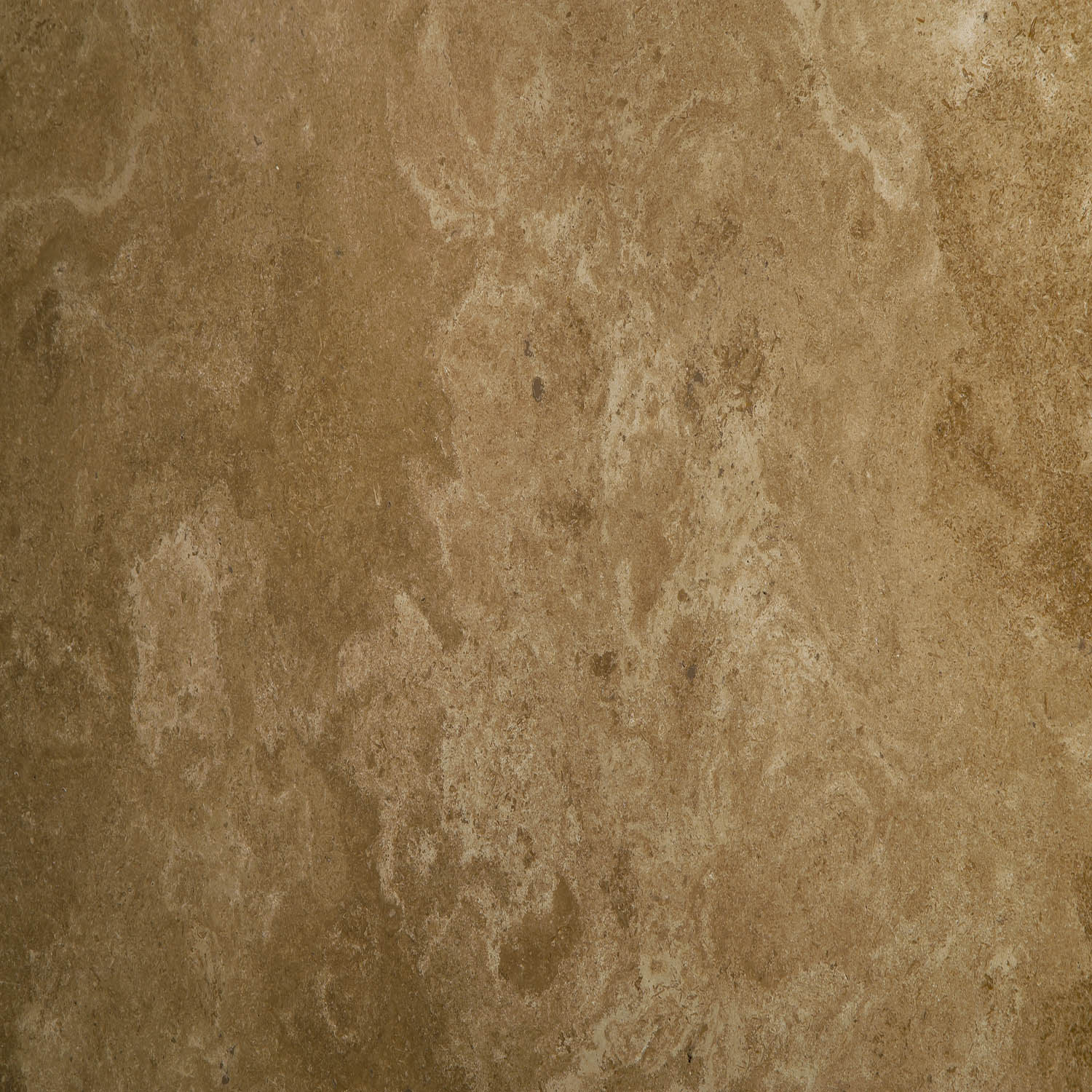 Dark Beige Travertin Naturstein mit erdiger, homogener Oberfläche