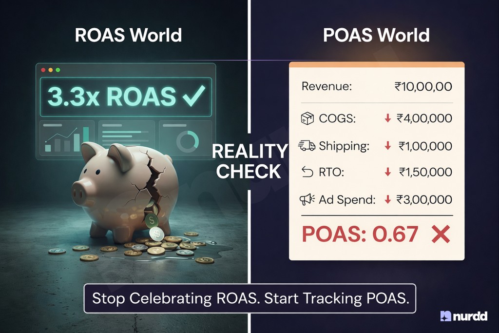 Why D2C Brands in India Must Switch from ROAS to POAS