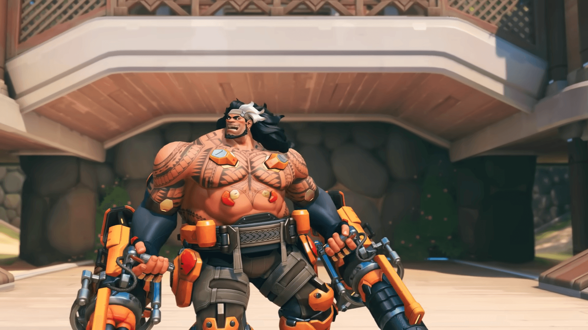 'Overwatch 2' game - 'Mauga' character launch video.