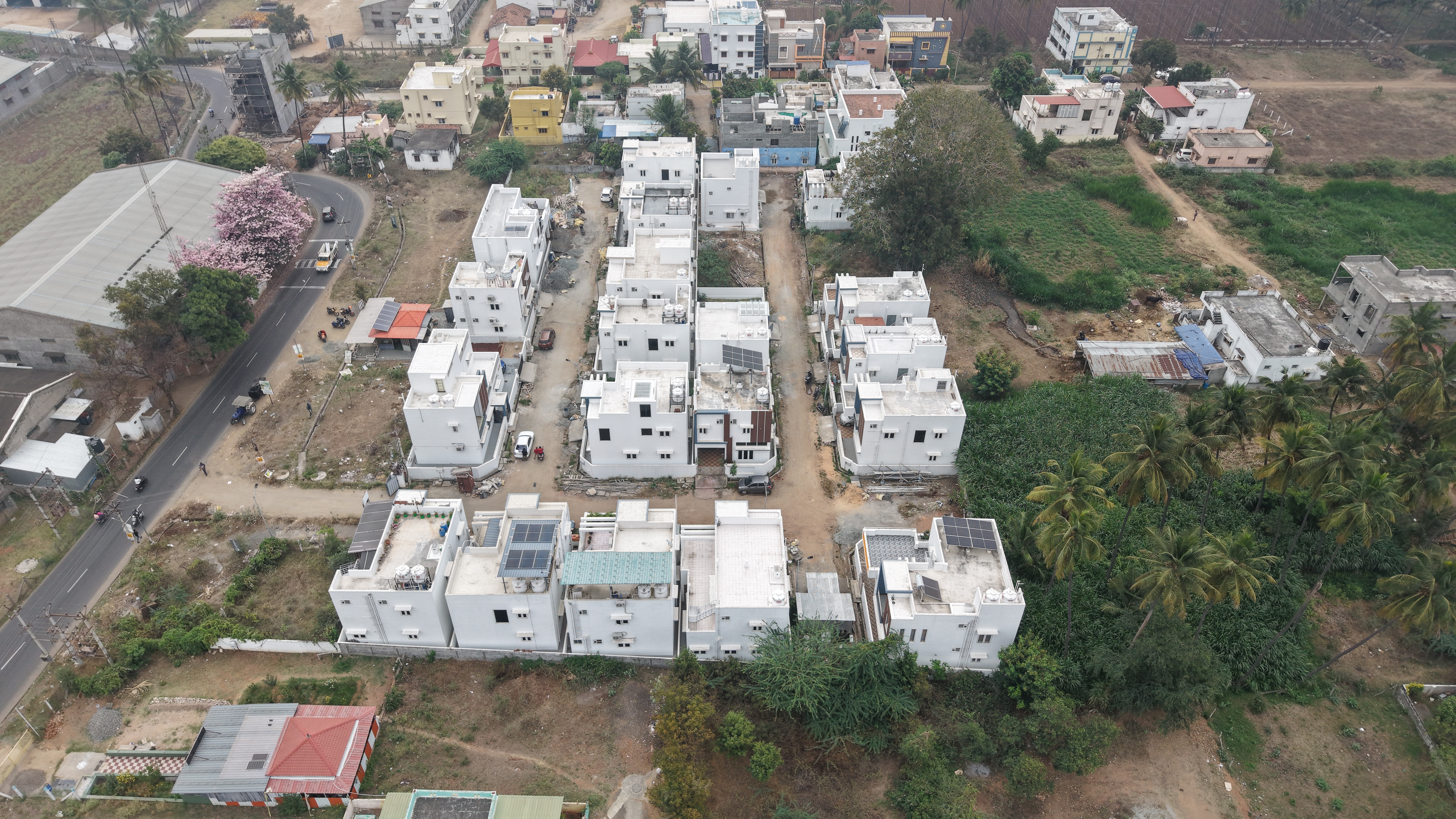modern house with big windows