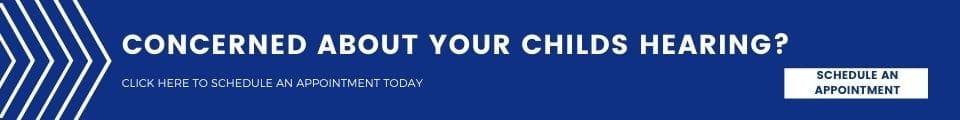 Pediatric hearing test appointment banner