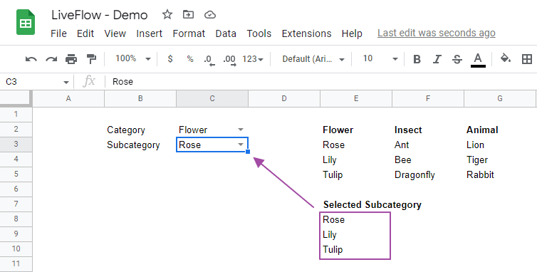 Dependent Drop-down