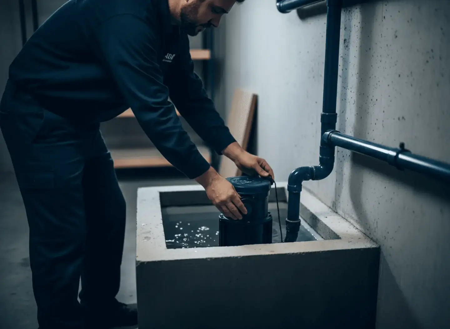 Sump pump installation & repair service from PlumbRooter in Philadelphia