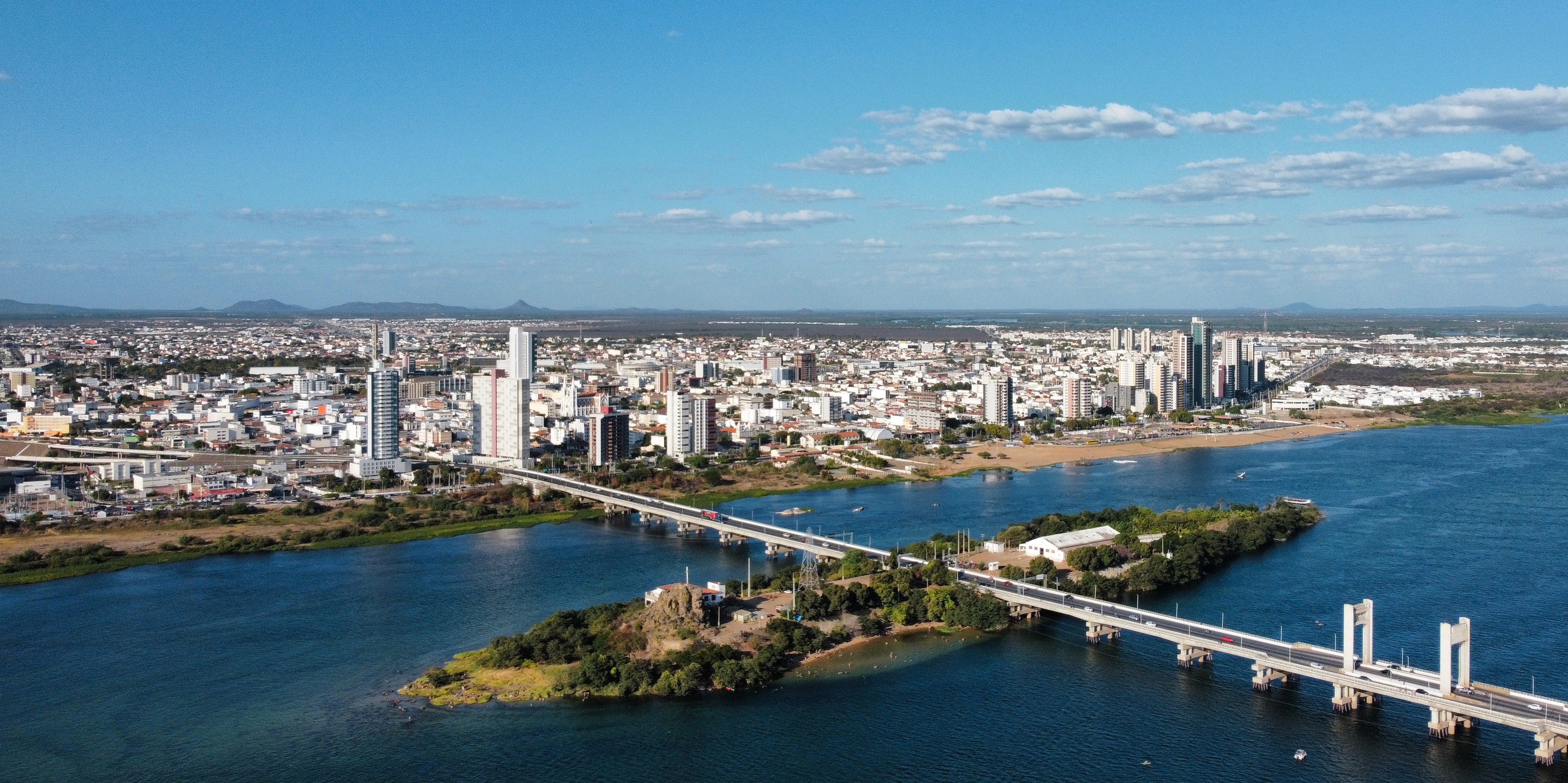 Vista aérea da cidade de Petrolina
