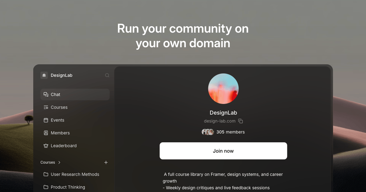 Fora — The community platform for creators