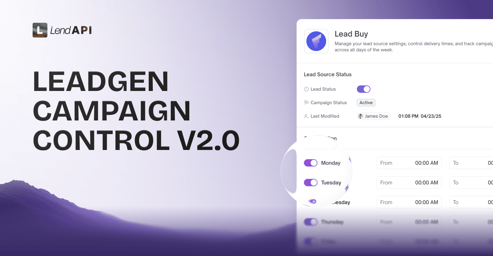 LendAPI Unveils LeadGen Control v2.0, Unlocking Complete Campaign Freedom