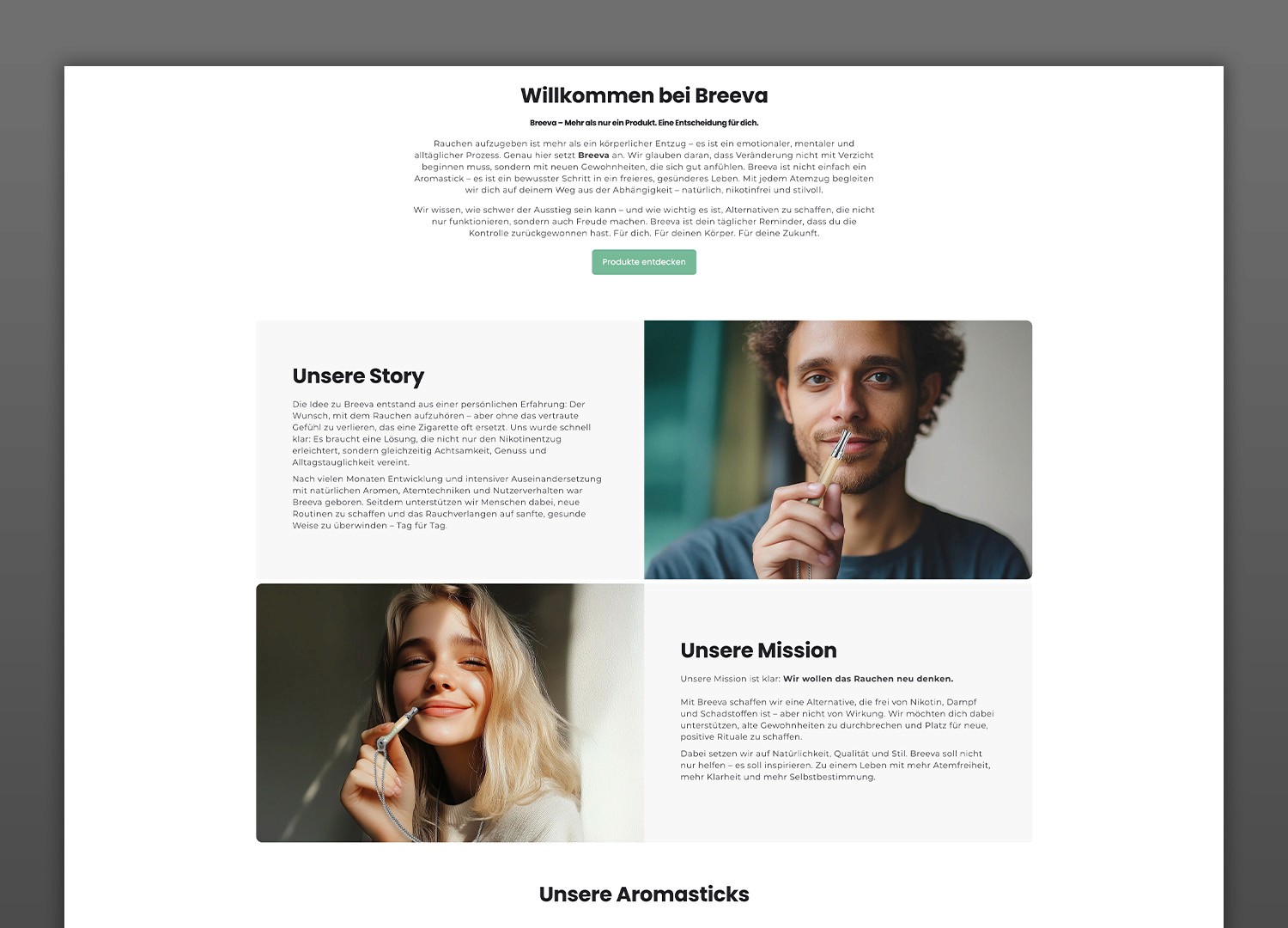 Shopify Über uns Seite