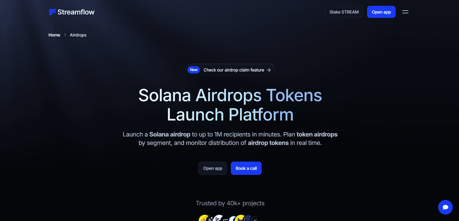 Streamflow's Token Aidrops