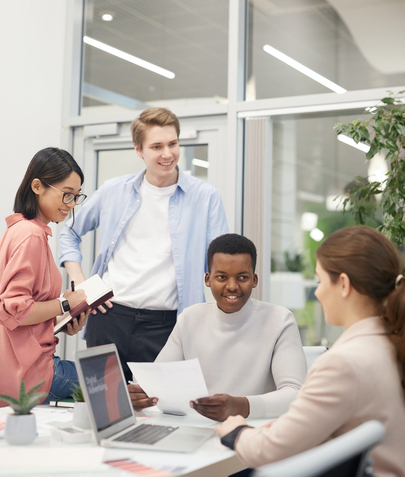 Creative Young People in Business Meeting