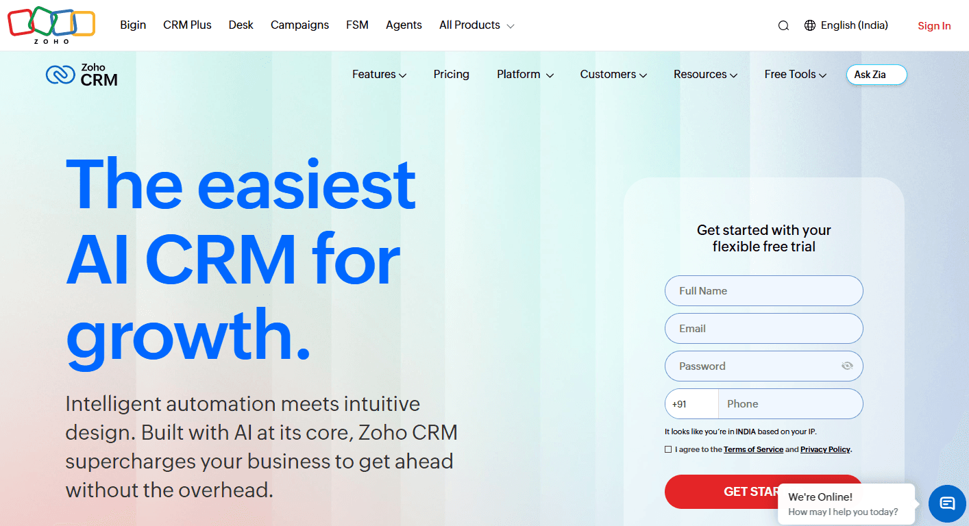 Zoho CRM