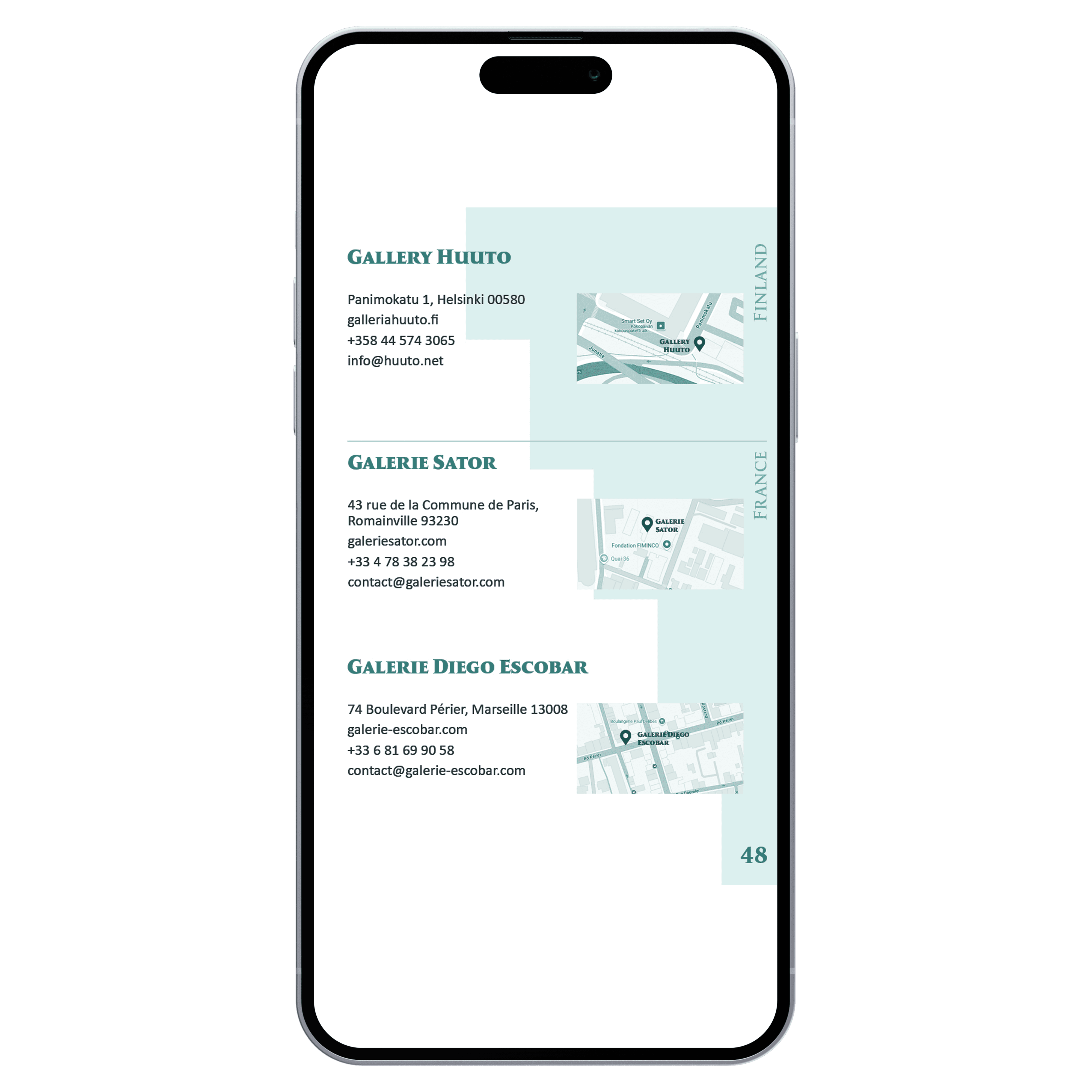 Сучасні галереї, арт-резиденції та музеї - ключові розділи в 501 Galleries