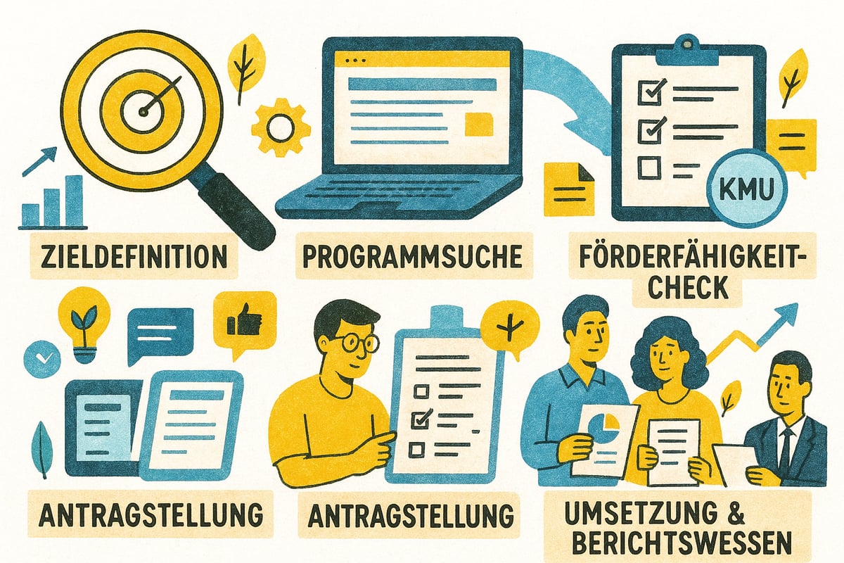 Schritt-für-Schritt: So finden und beantragen Sie das richtige Förderprogramm