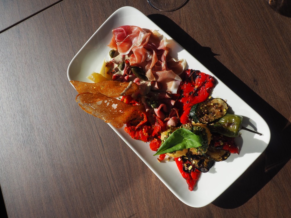 Strawberry Mille-Feuille on a white plate
