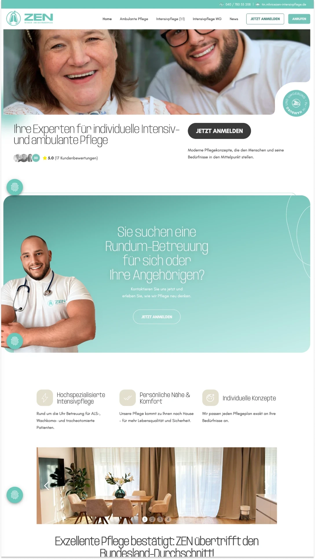Website Redesign vorher nachher ceociety Hamburg