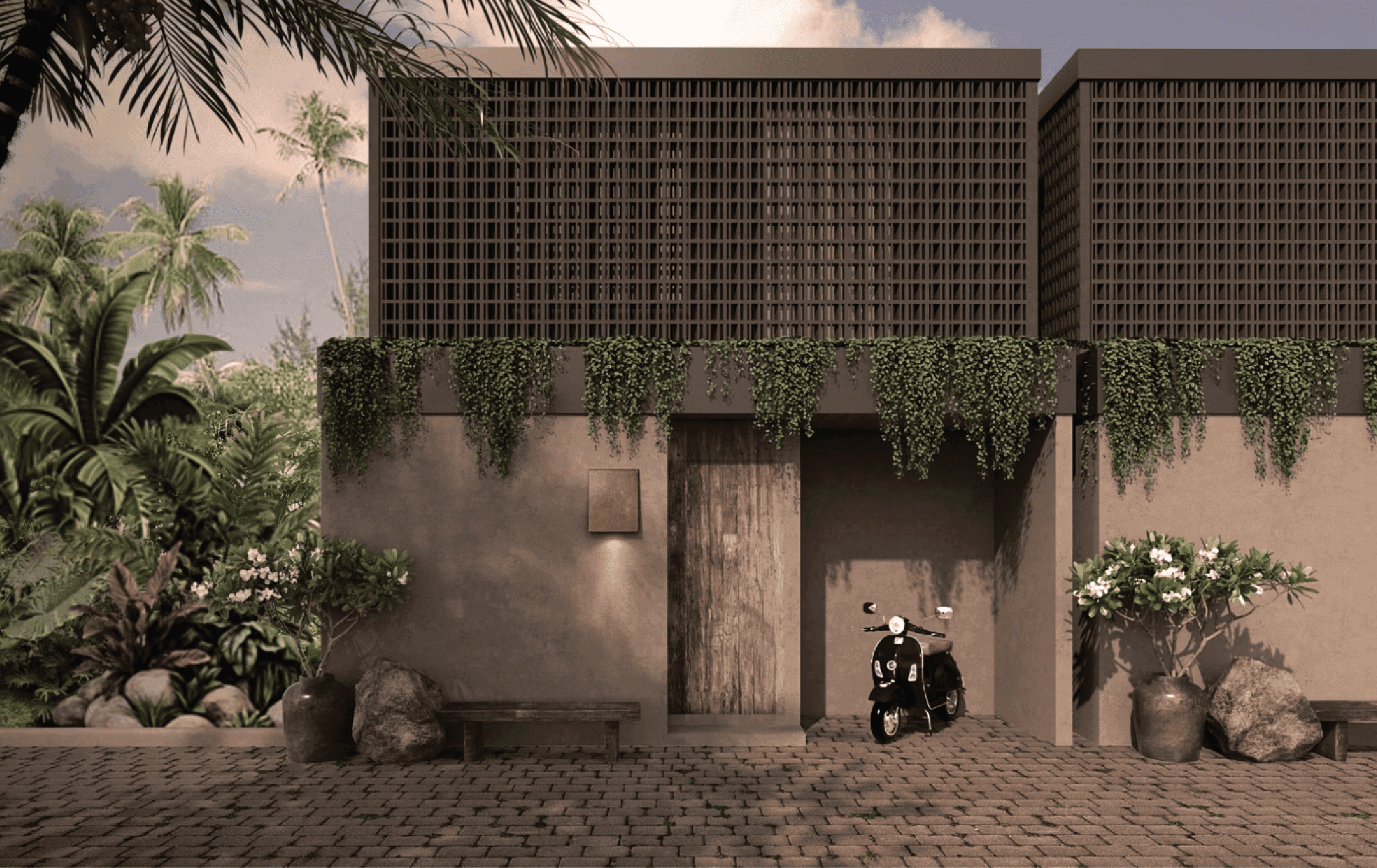 1-bedroom townhouse 5 minutes to the beach in Pererenan