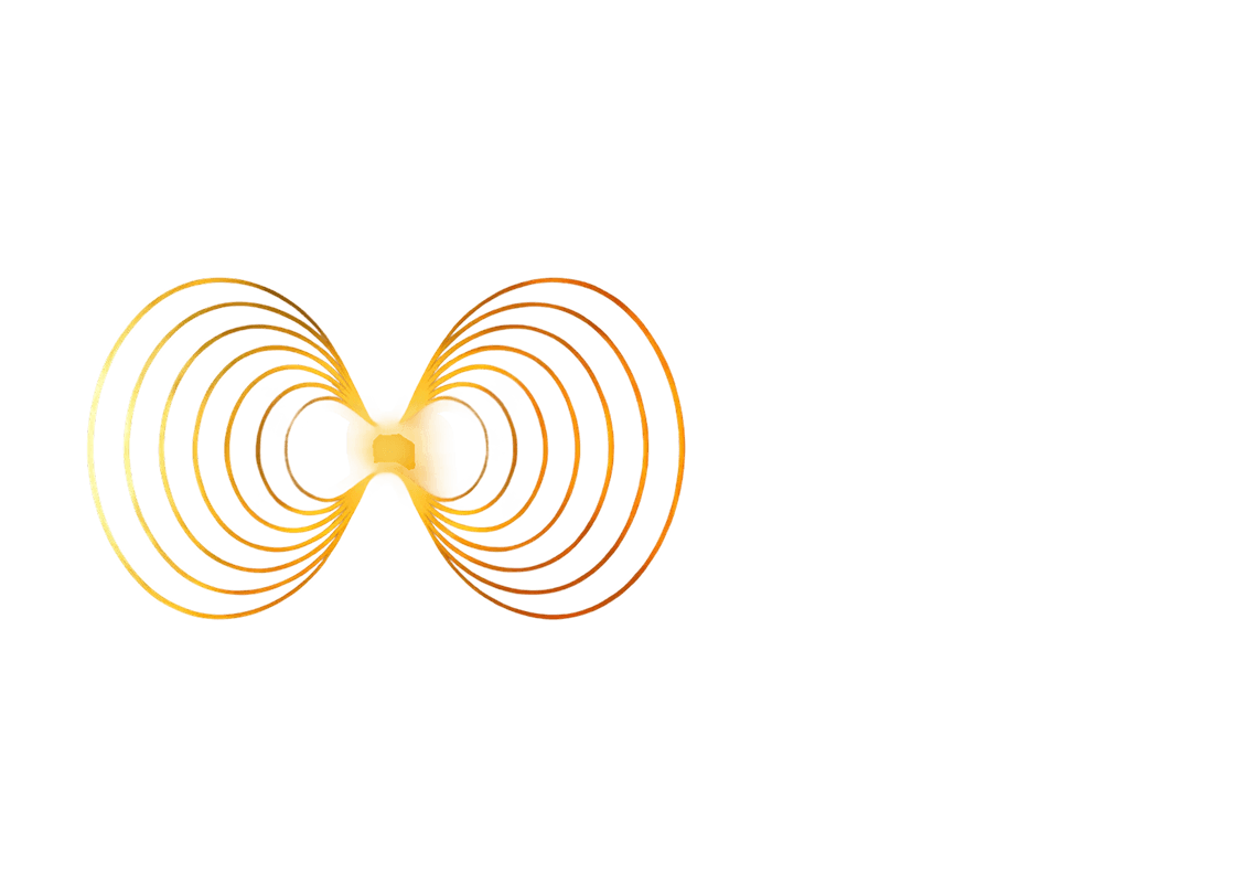 A large group photo of diverse team members gathered in an industrial-style space with arched ceiling.