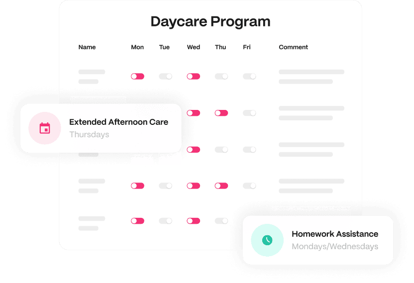 Kindergartenverwaltung