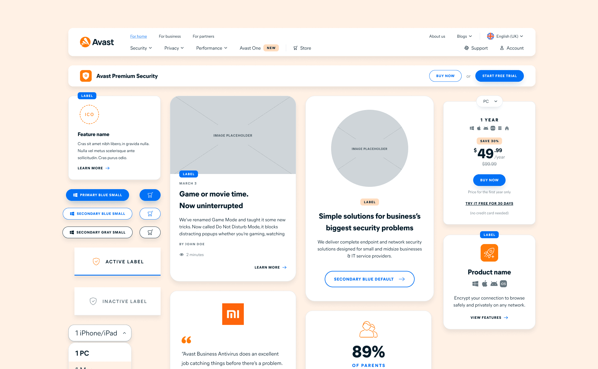 Project showcase laptop mockup
