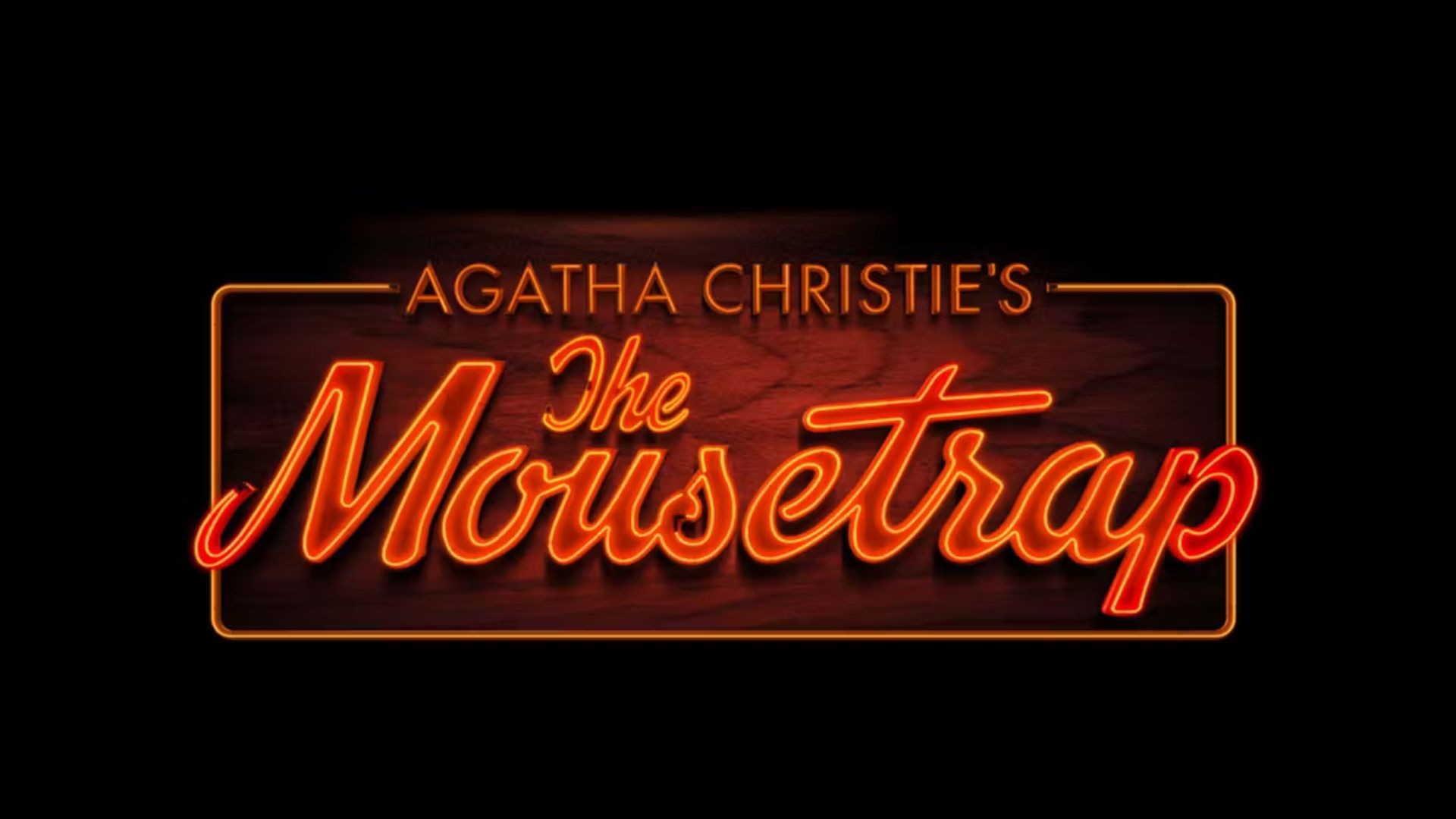 Agatha Christie's The Mousetrap live on the London stage.