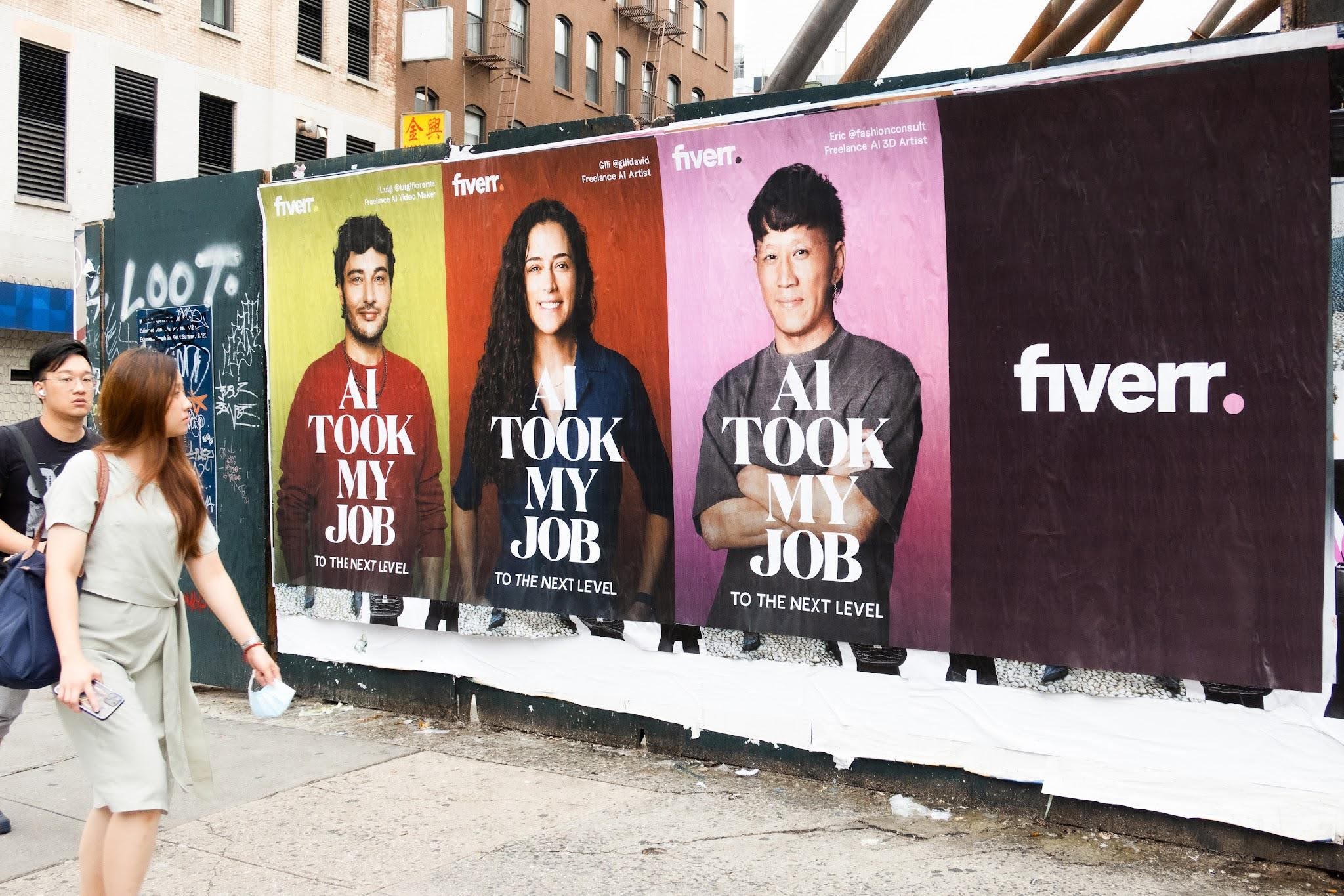 Power of Humanity x Fiverr – NGO campaign visual