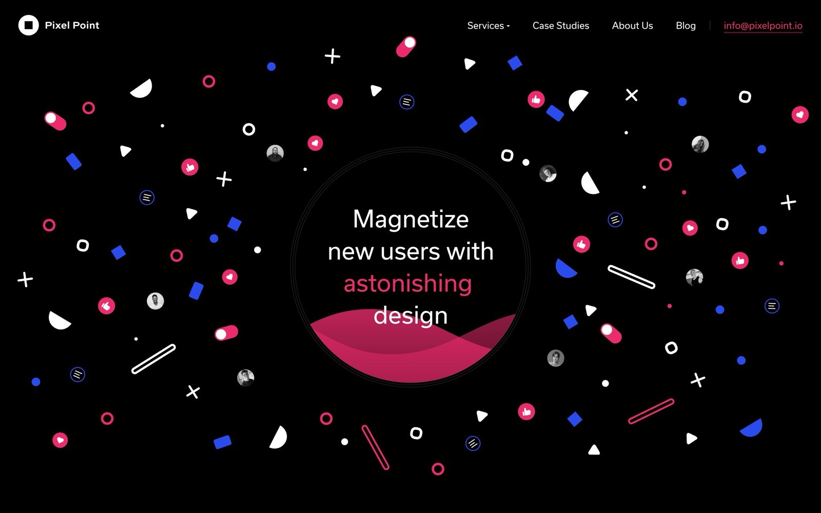 Pixel Point Services section screenshot