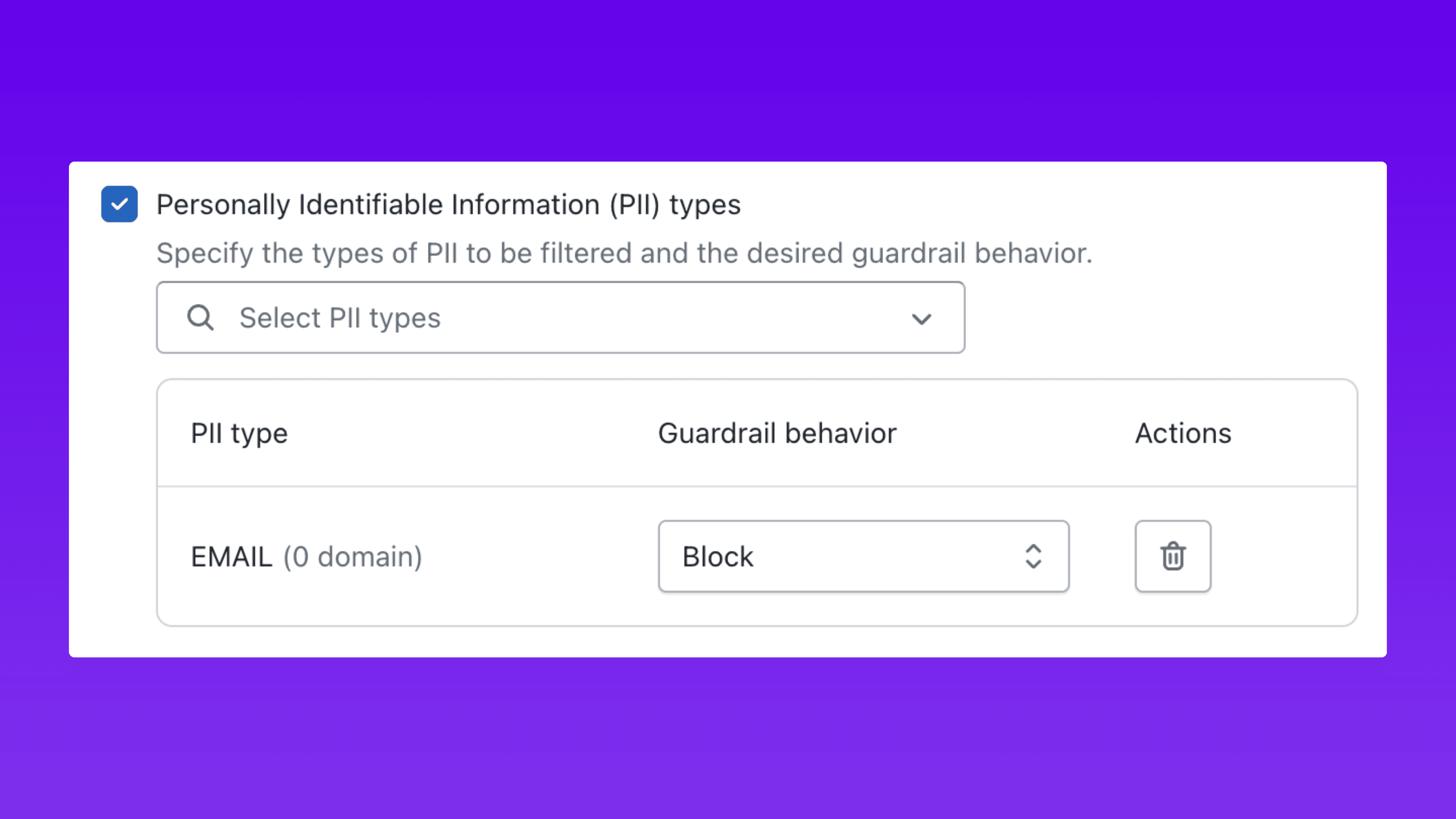 Choose your guardrails category