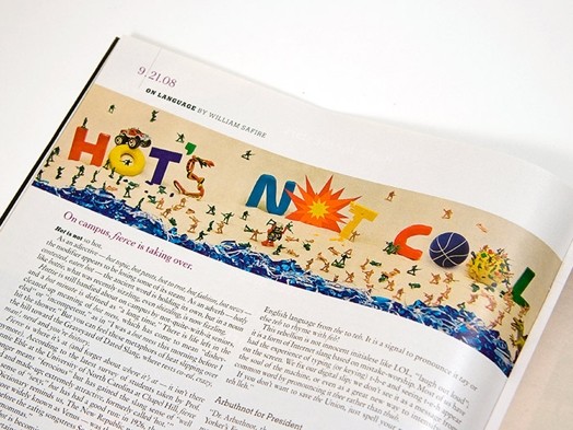 An opened book with a banner that show plastic soldiers on a seashore.