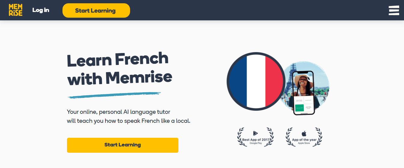 Memrise French&nbsp;&nbsp;
