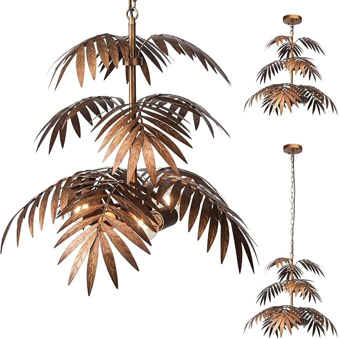 Palm chandelier – A beautifully designed piece, perfect for adding elegance to any space.