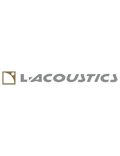 L-Acoustics Logo - Gold, Grey and White