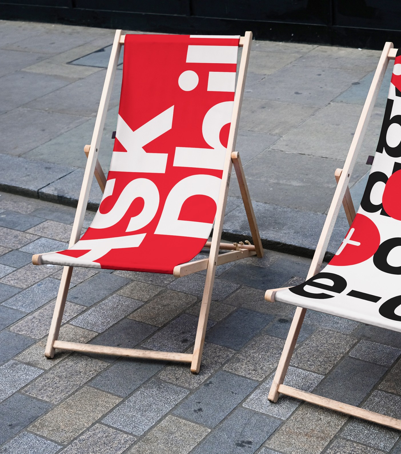 chairs mockup example by Analogue Agency