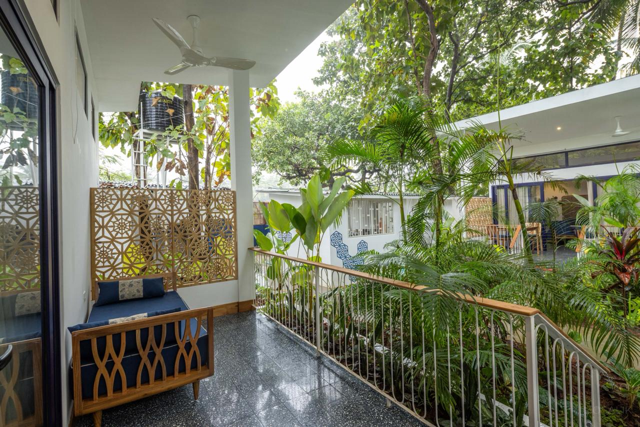 Jaali Blue Balcony