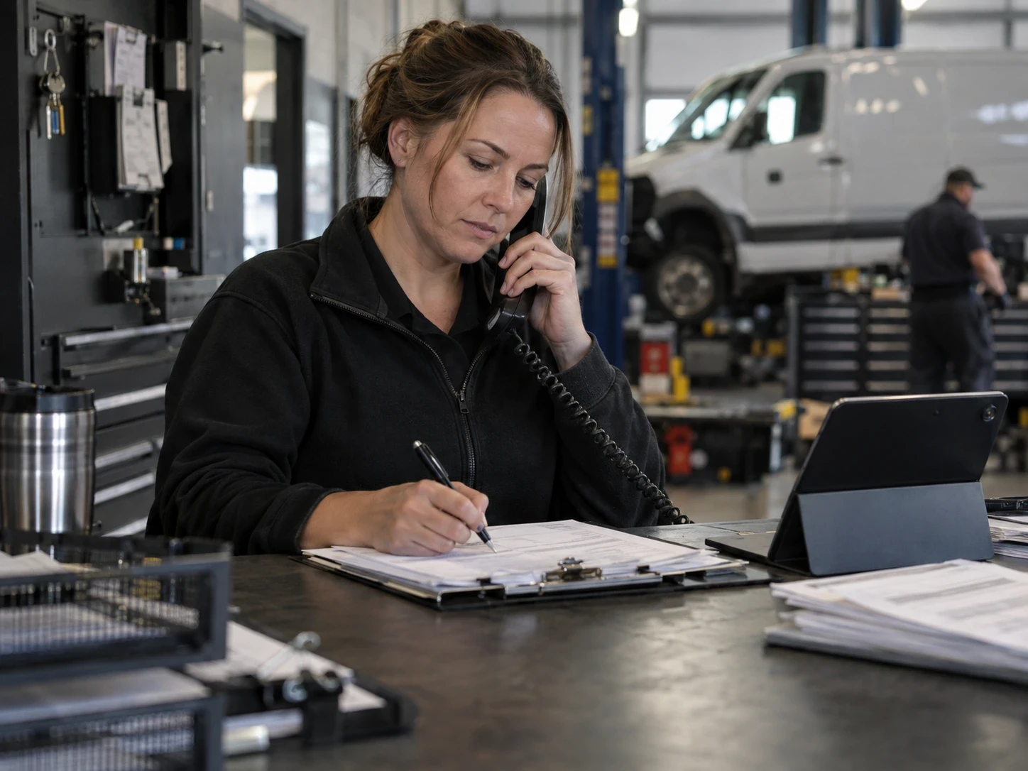 Urgent fleet vehicle service