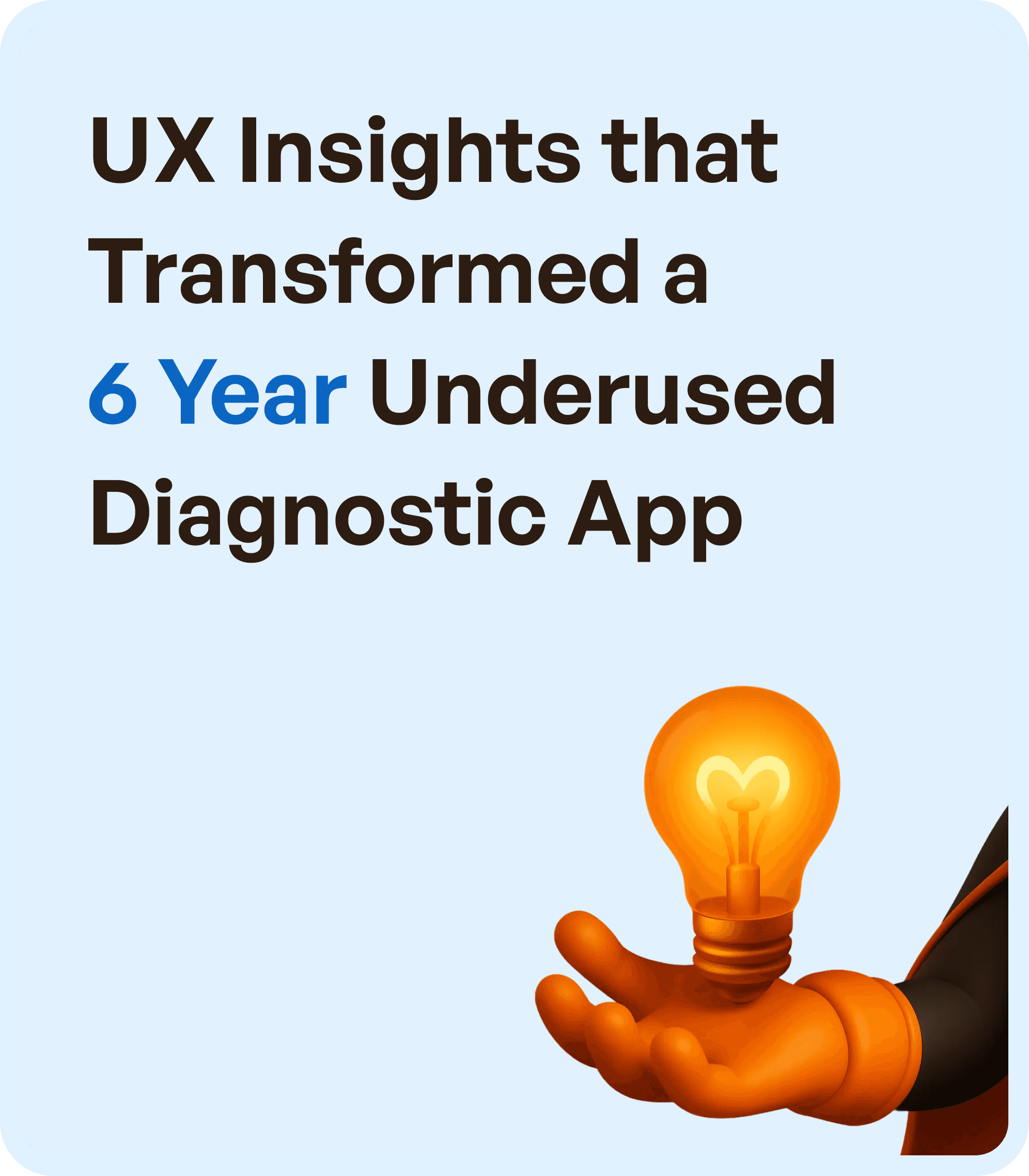 Mascot holding light bulb