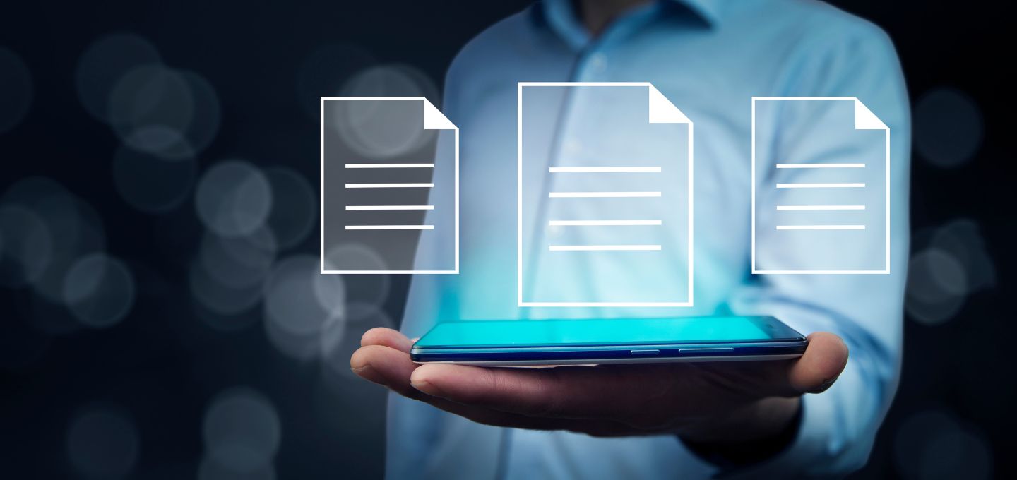 glowing documents - Document Management Best Practices