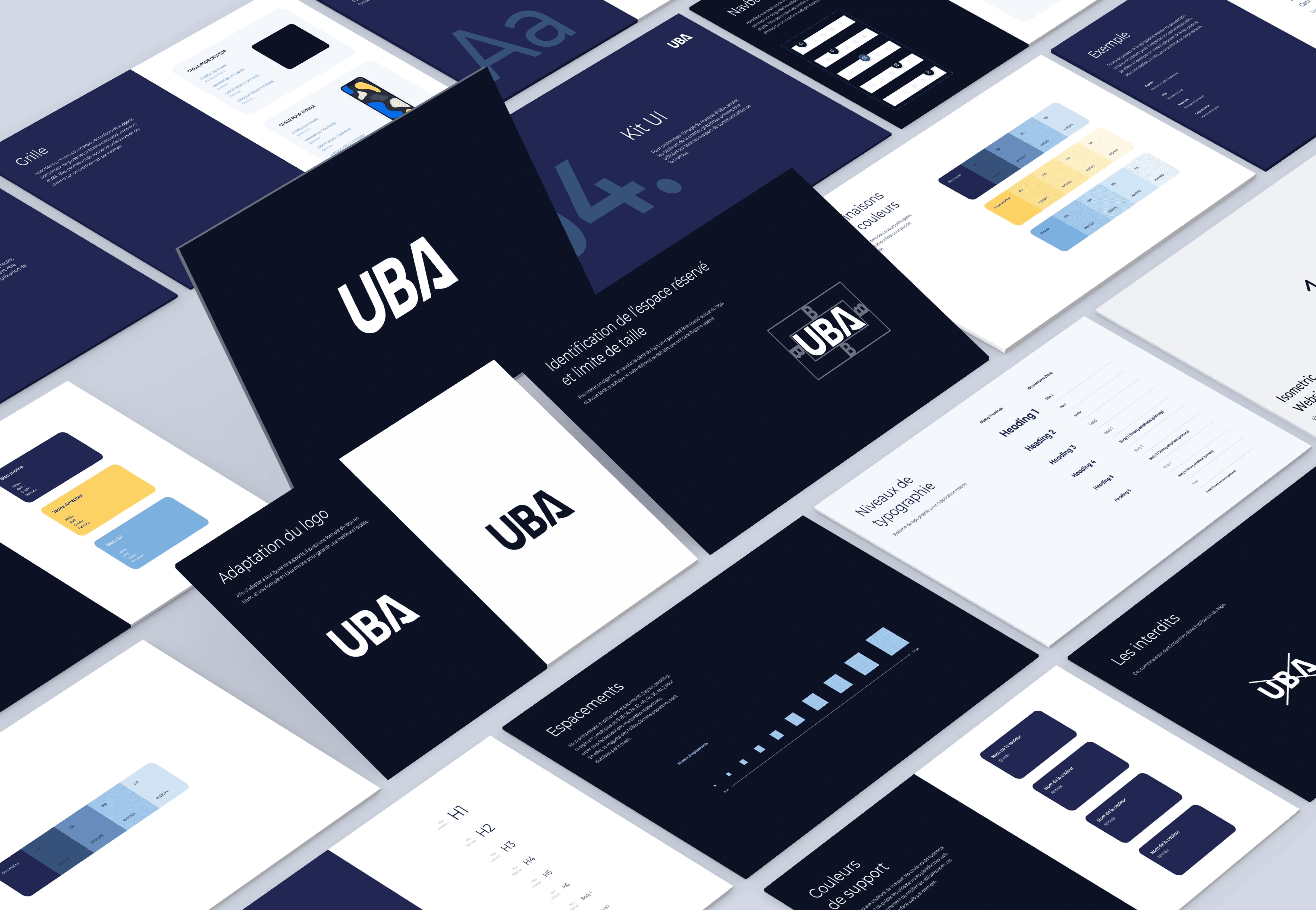 Librairie de composants basée sur l'Atomic Design, incluant boutons, champs de saisie et navigation pour garantir une cohérence Web & Mobile absolue.