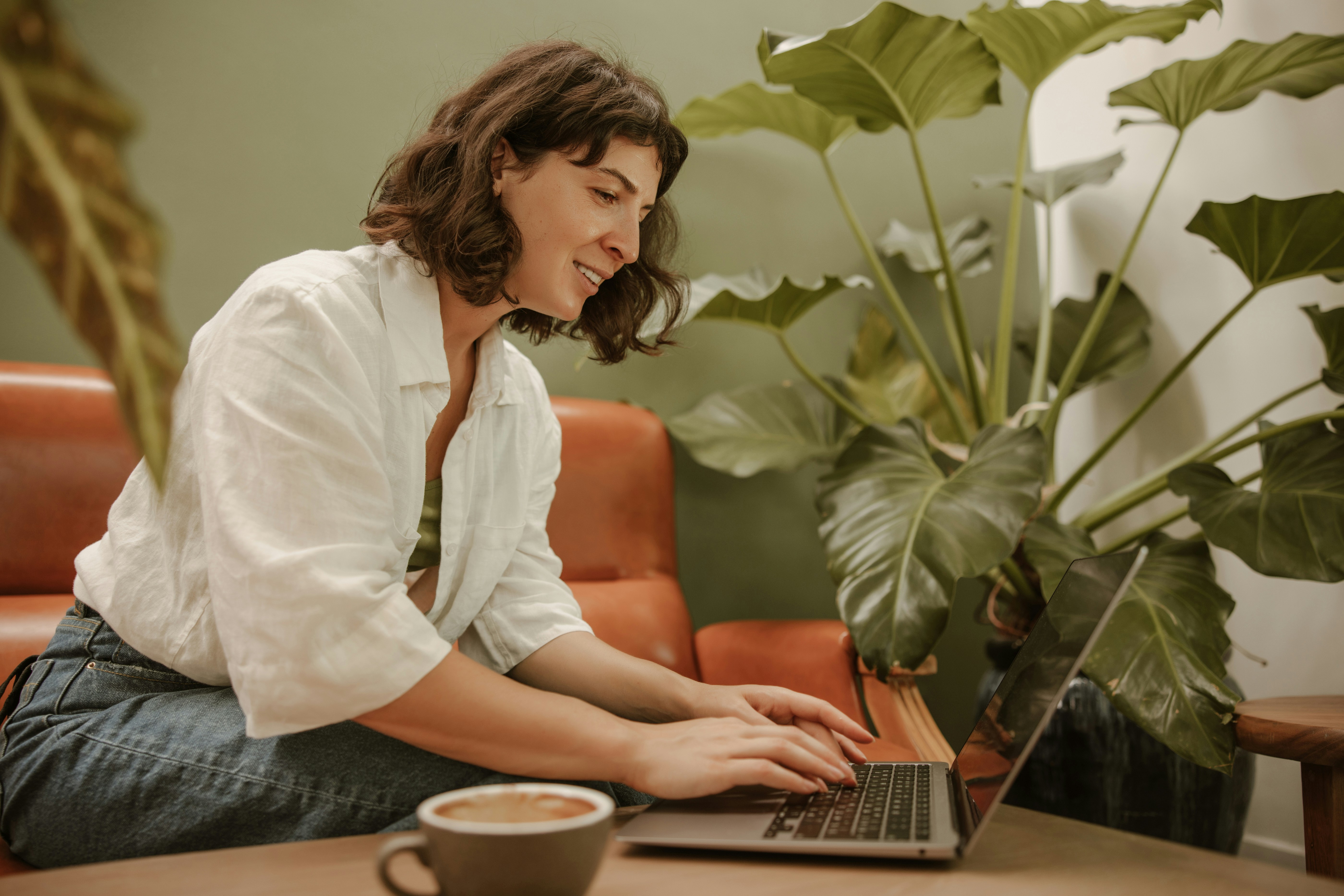 person typing on laptop - Listening to Music Meme 