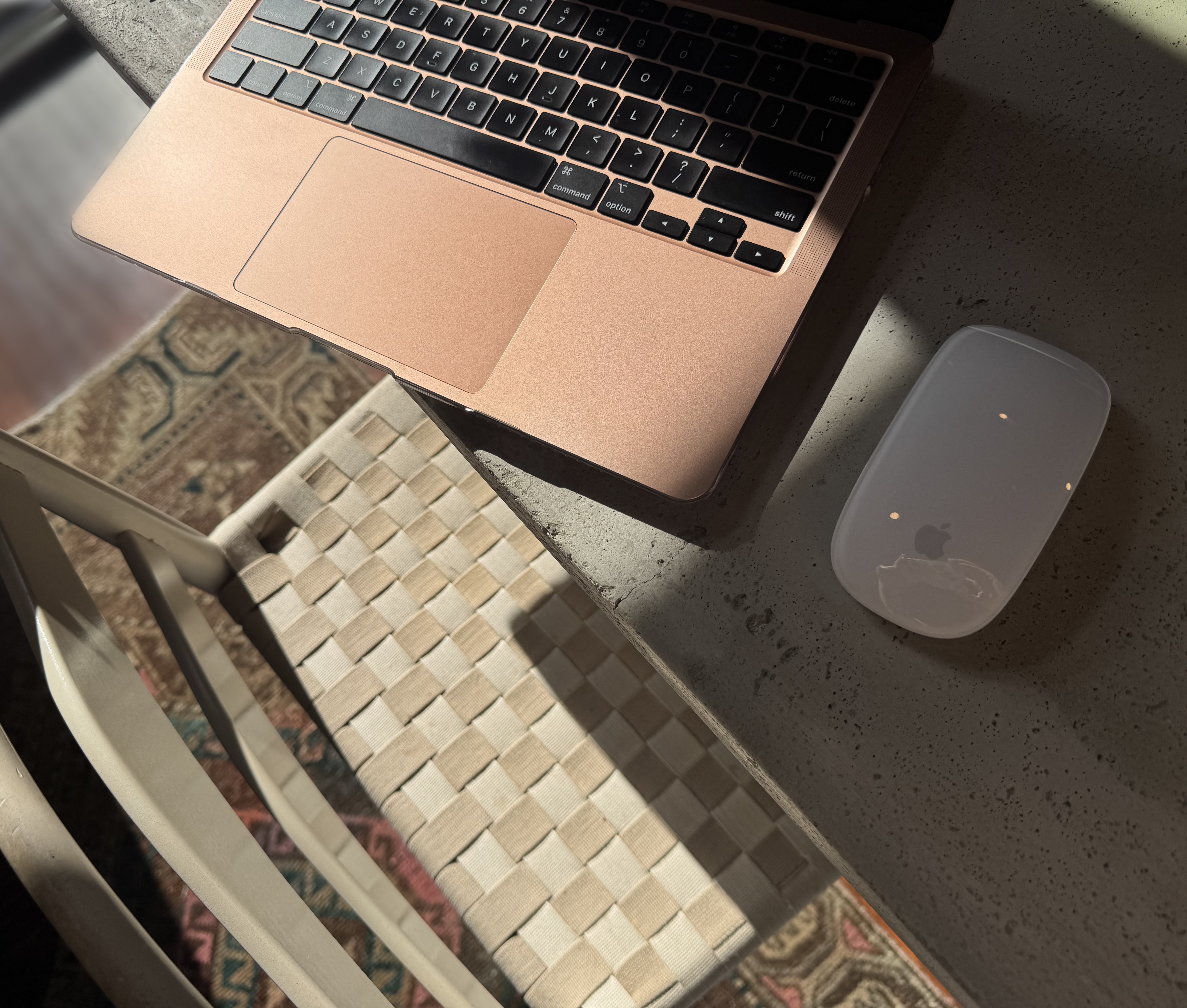 Hero Image - Laptop, Mouse and Chair