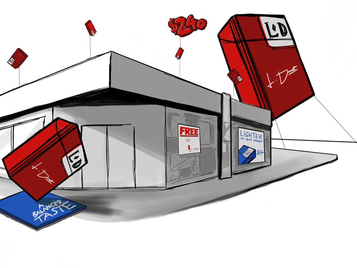 'Lighter On Your Pocket' outdoor concepts.