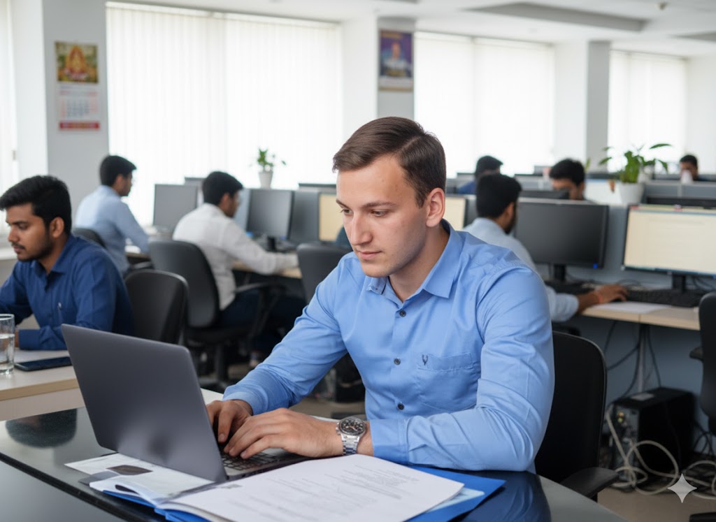 Coach explaining stuff to an athlete