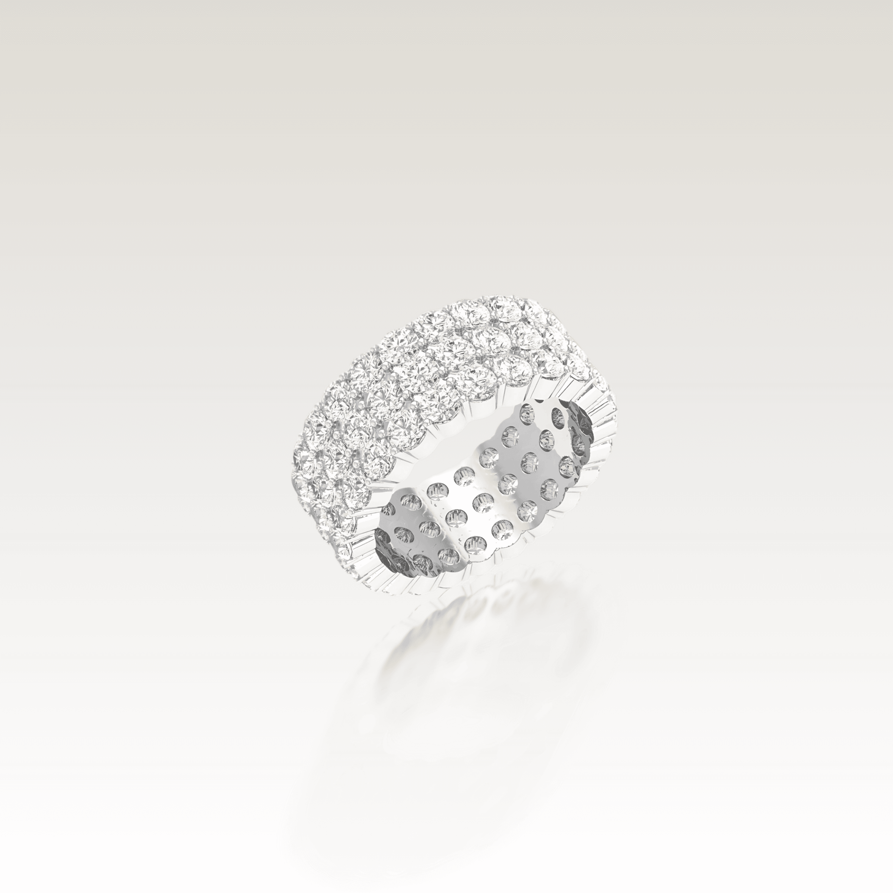 SAINT' Tennis Pave Ring image 4