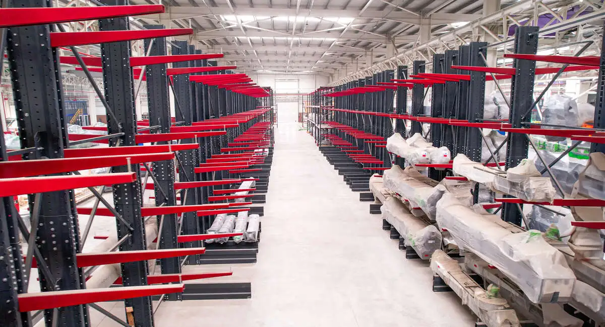 konsol kollu raf sistemi