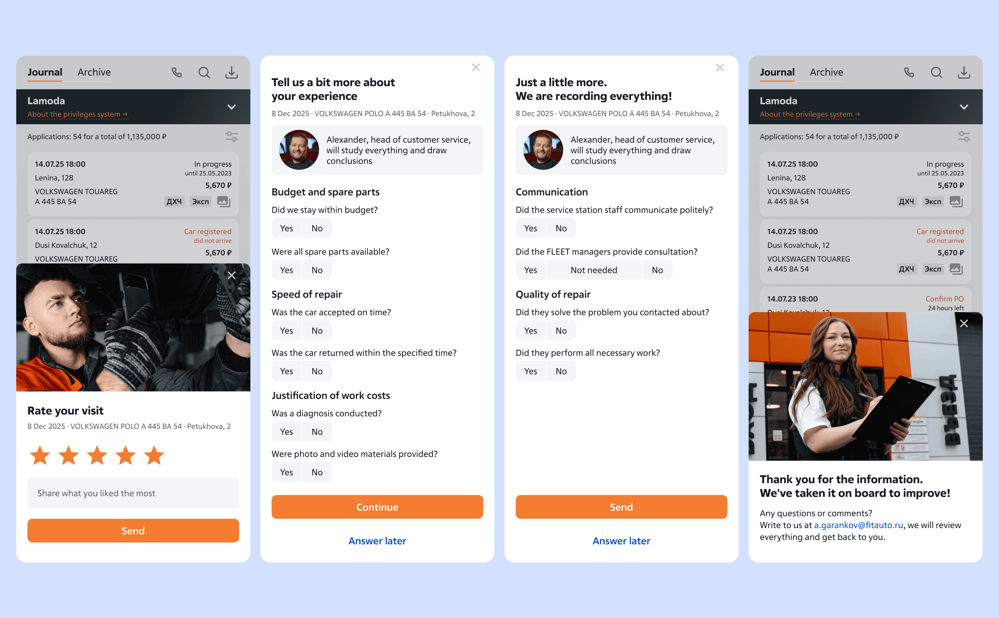 FITFLEET Interface